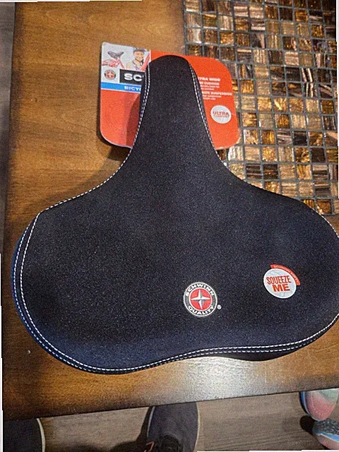 Schwinn Comfort Bike Seat Extra Wide Brand New Extra Padded